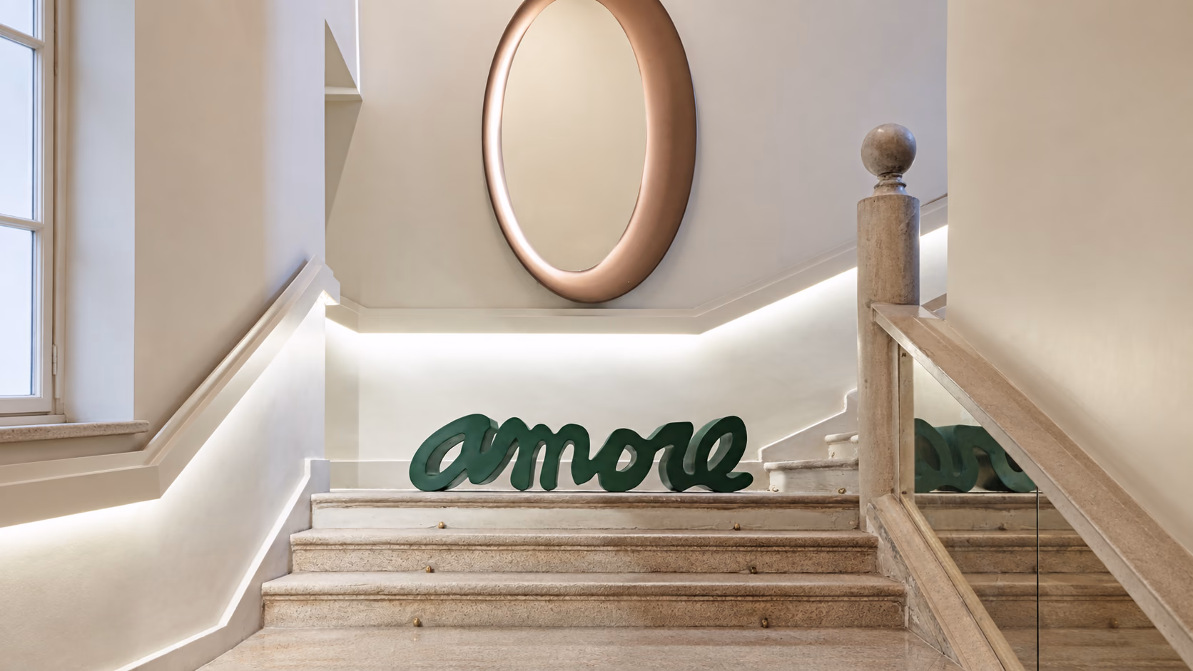 Slide — Amore — a word,